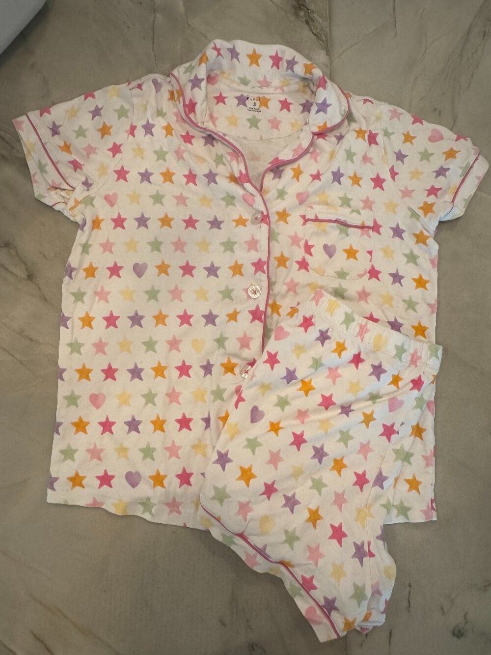 Roller Rabbit Multi-Colored Star Polo Pajamas